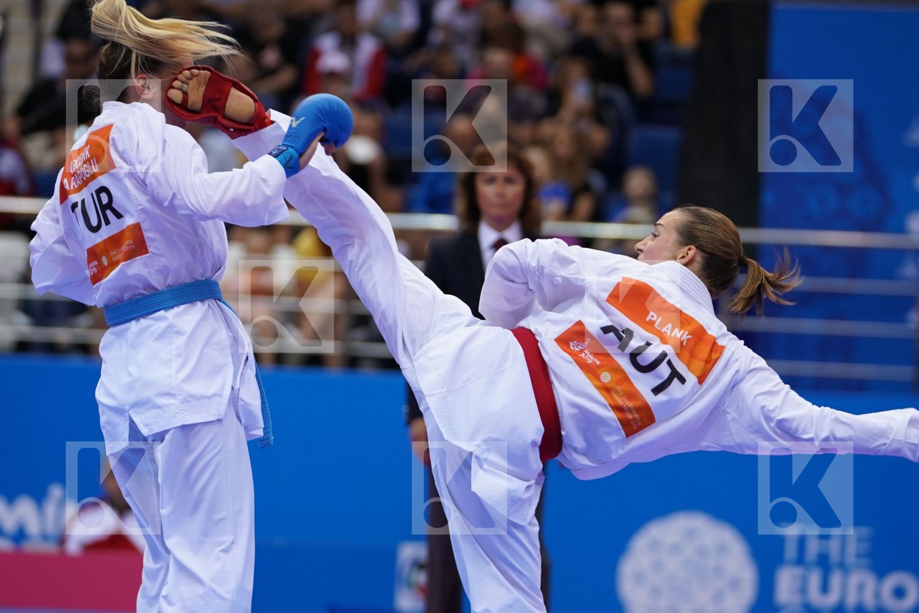 PLANK BETTINA (AUSTRIA) Vs OZCELIK ARAPOGLU SERAP (TURKEY) in Senior Kumite -50 Kg - Final Bout