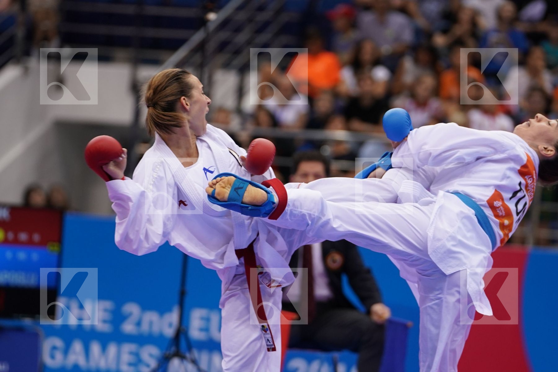 PLANK BETTINA (AUSTRIA) Vs OZCELIK ARAPOGLU SERAP (TURKEY) in Senior Kumite -50 Kg - Final Bout