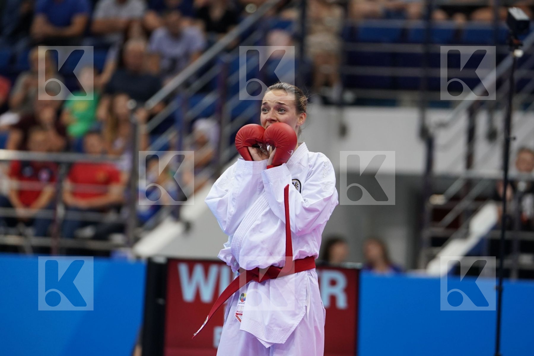 PLANK BETTINA (AUSTRIA) Vs OZCELIK ARAPOGLU SERAP (TURKEY) in Senior Kumite -50 Kg - Final Bout
