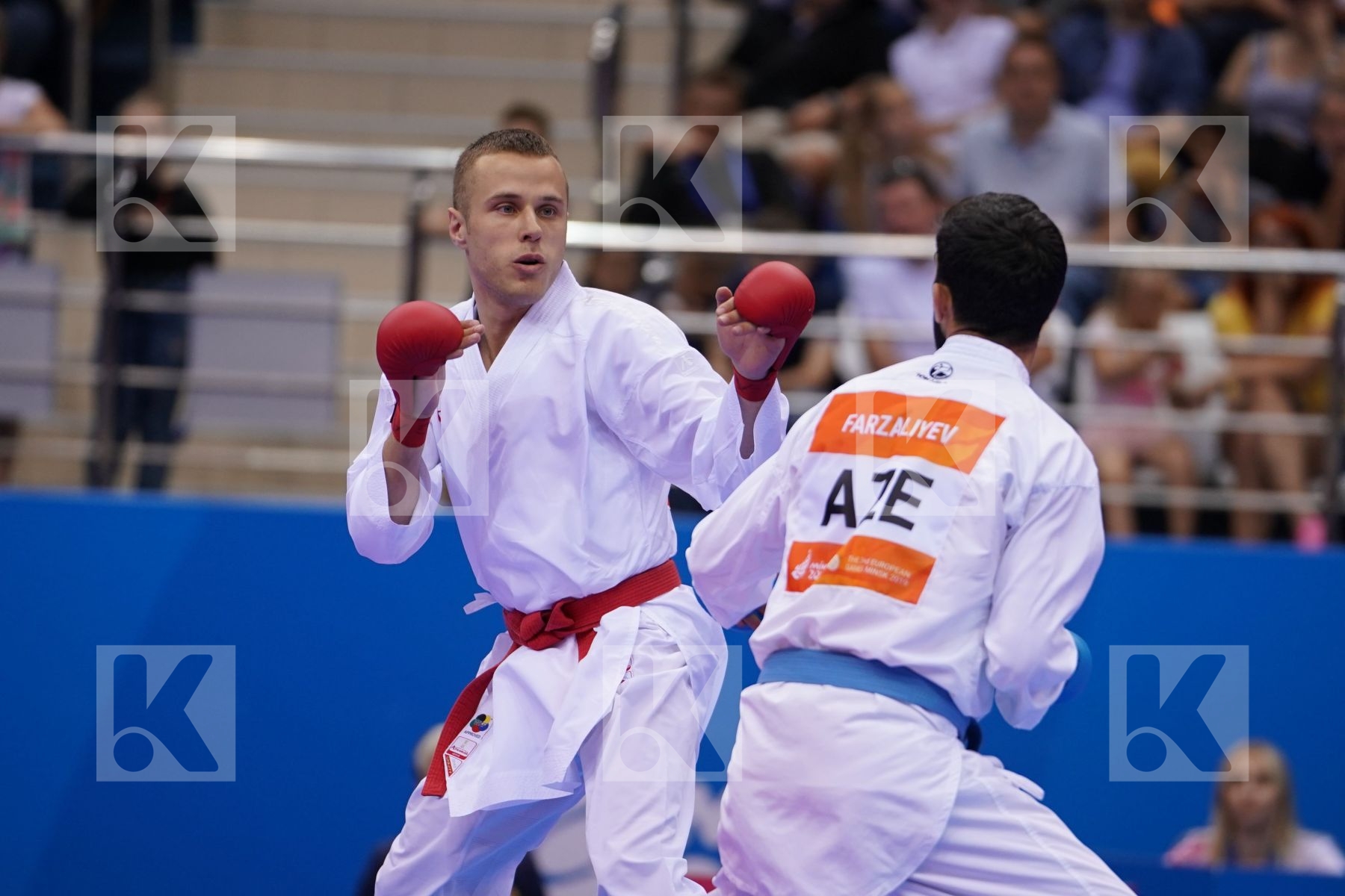 KALNINS KALVIS (LATVIA), FARZALIYEV FIRDOVSI (AZERBAIJAN) in Senior Kumite -60 Kg - Final Bout