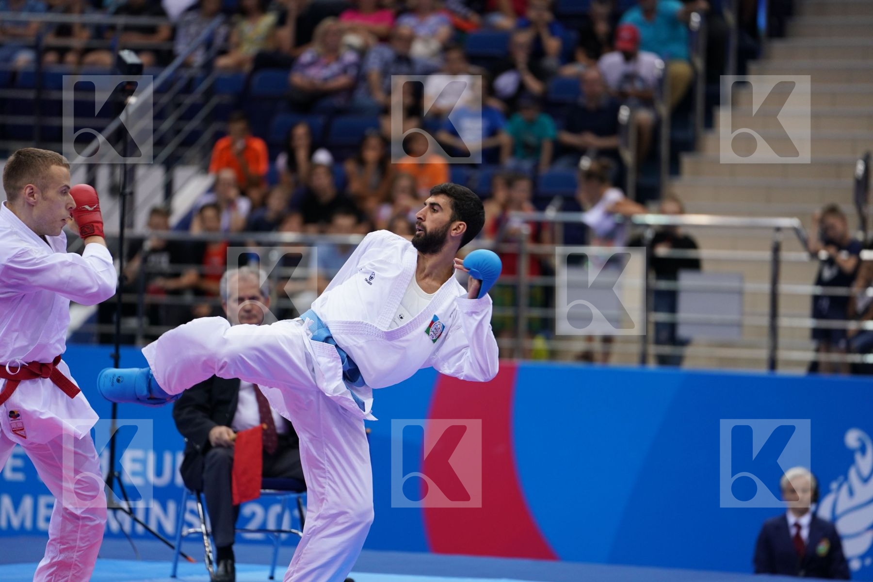KALNINS KALVIS (LATVIA), FARZALIYEV FIRDOVSI (AZERBAIJAN) in Senior Kumite -60 Kg - Final Bout