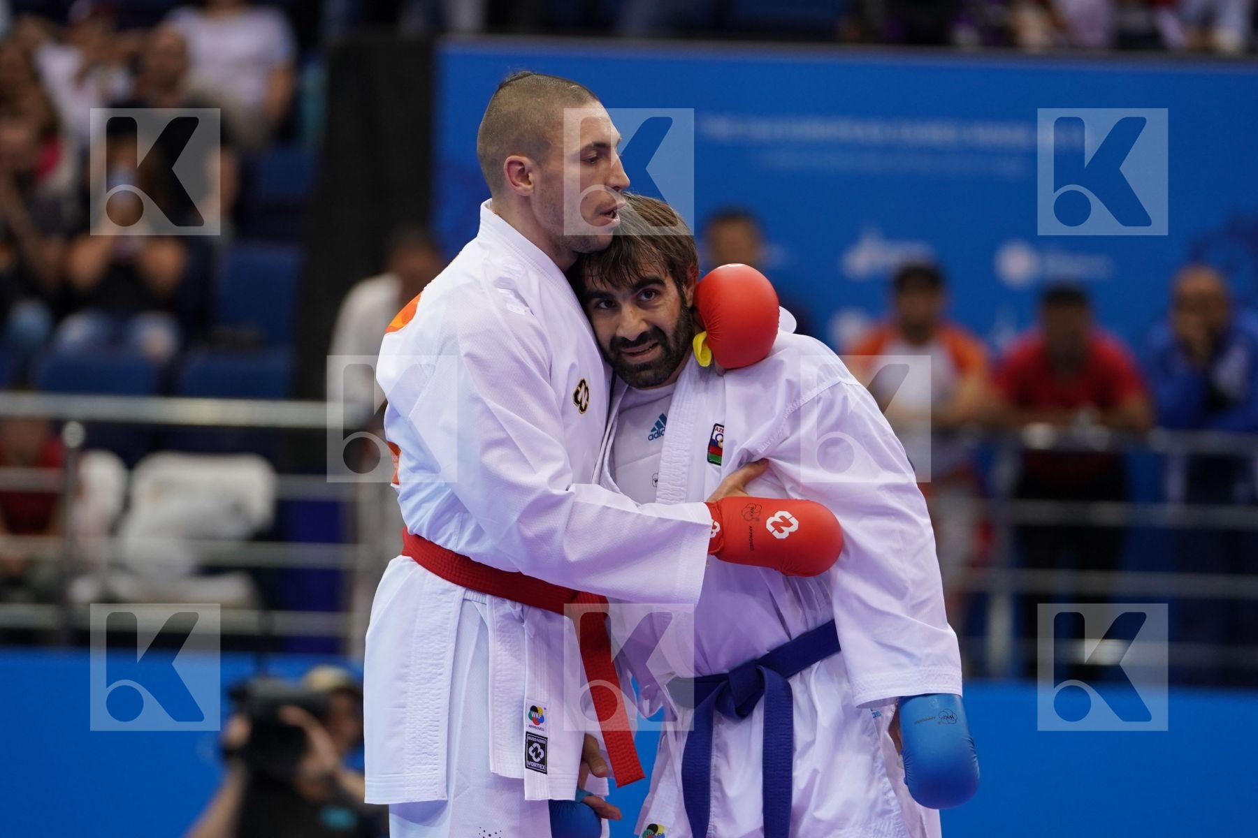 HORUNA STANISLAV (UKRAINE) Vs AGHAYEV RAFAEL (AZERBAIJAN) in Senior Kumite -75 Kg - Final Bout