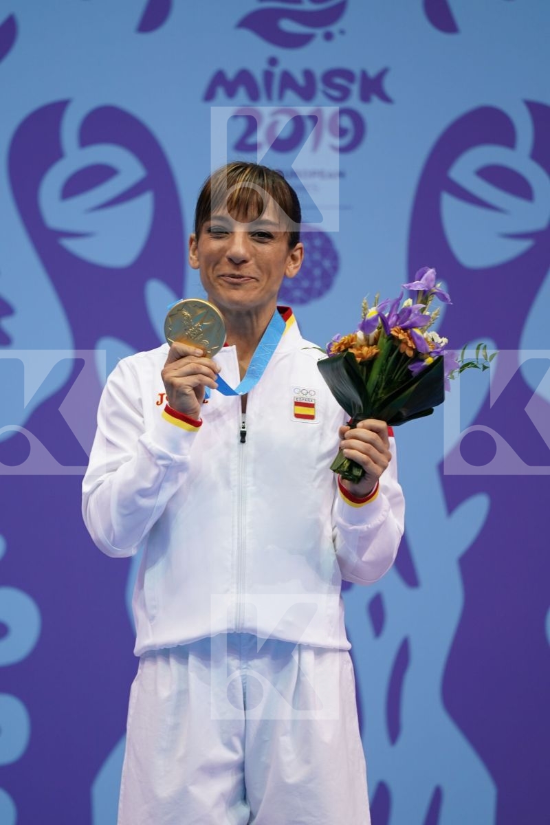 SANCHEZ JAIME SANDRA (SPAIN) in Senior Female Kata - podium ceremony