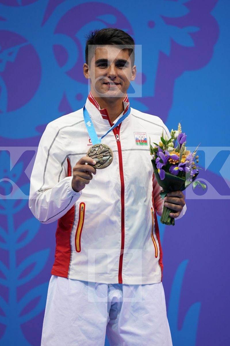HEYDAROV ROMAN (AZERBAIJAN) in Senior Male Kata - podium ceremony