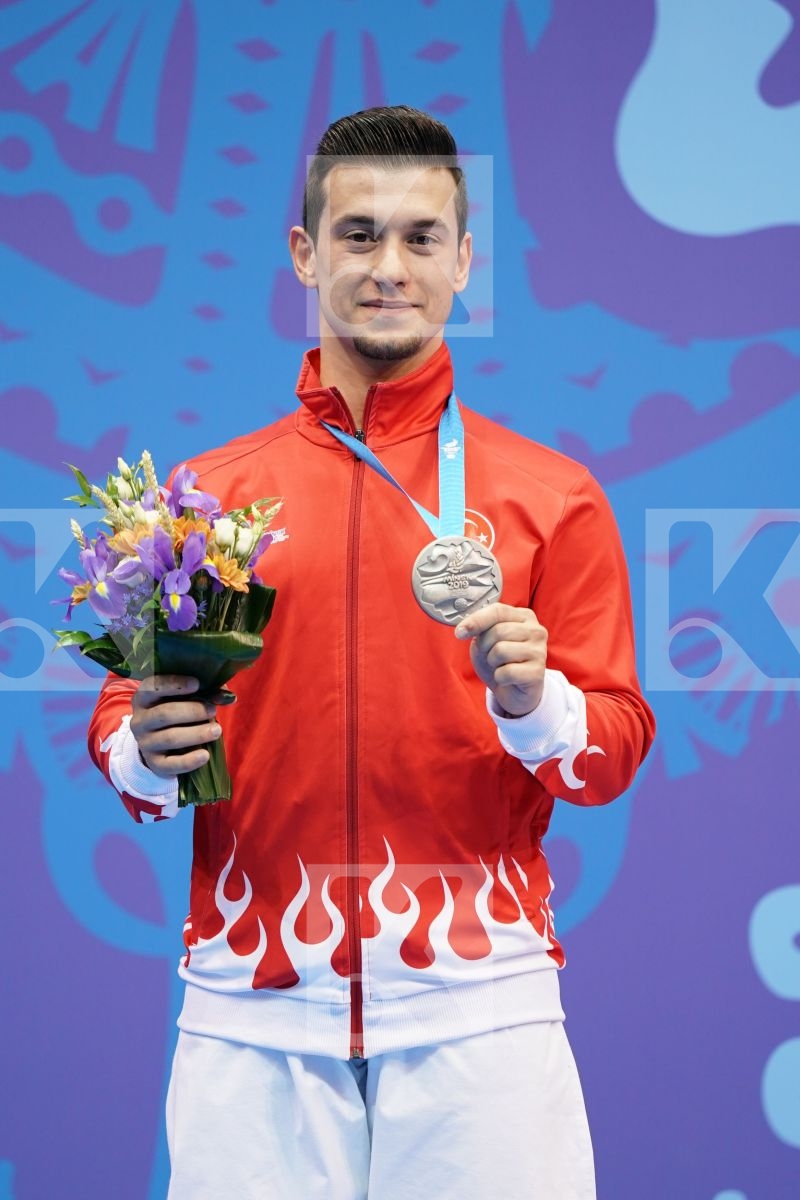 SOFUOGLU ALI (TURKEY) in Senior Male Kata - podium ceremony