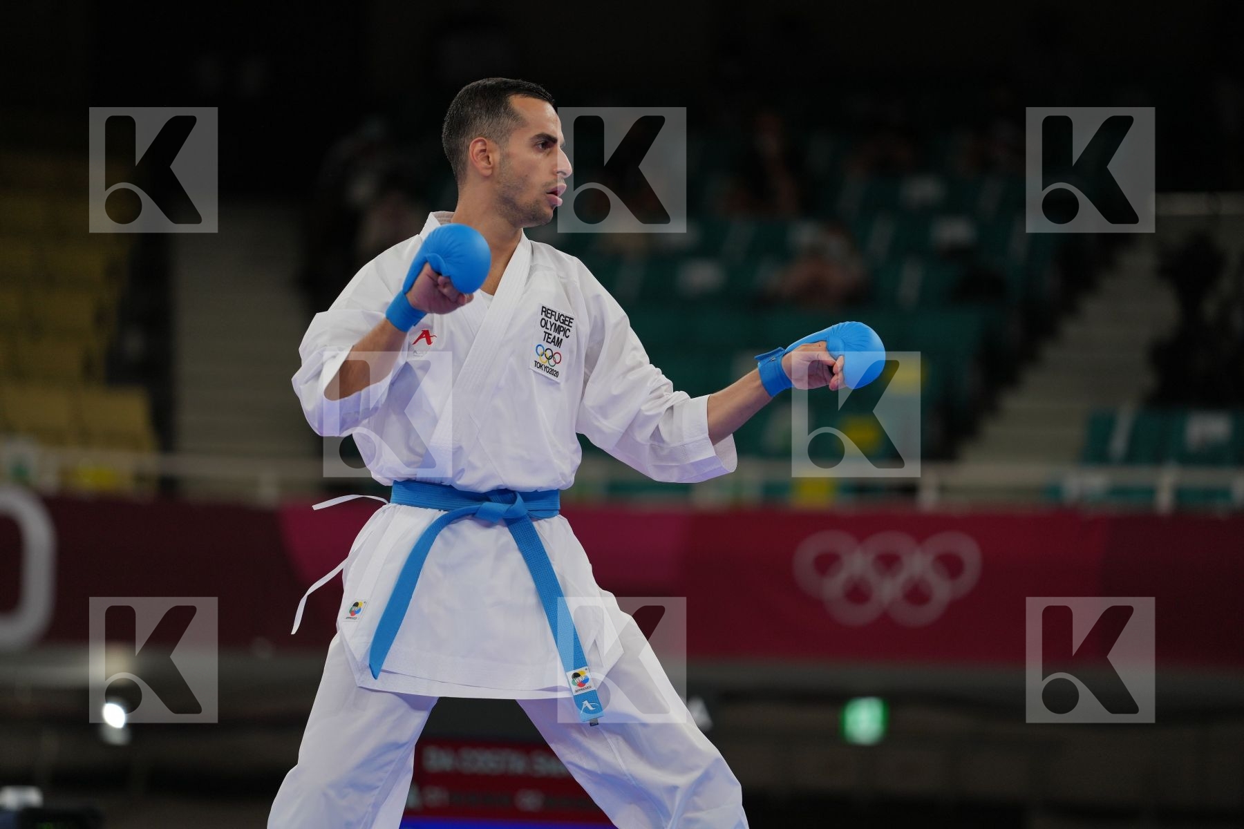Da Costa Steven (France) - Kumite Male -67kg, Derafshipour Hamoon (Refugee Olympic Team) - Kumite Male -67kg in  - Round Robin bout