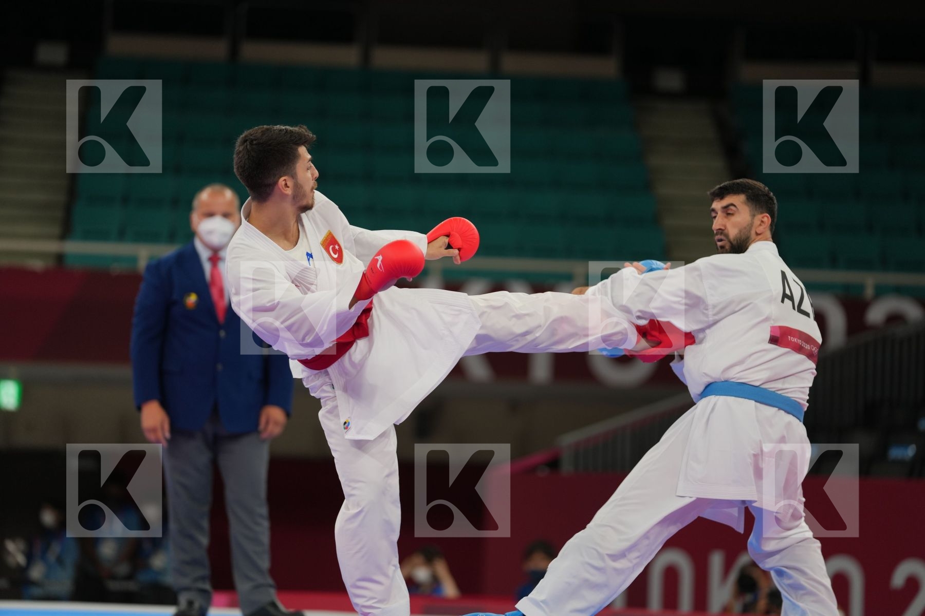 Samdan Eray (Turkey) - Kumite Male -67kg, Farzaliyev Firdovsi (Azerbaijan) - Kumite Male -67kg in  - Round Robin bout