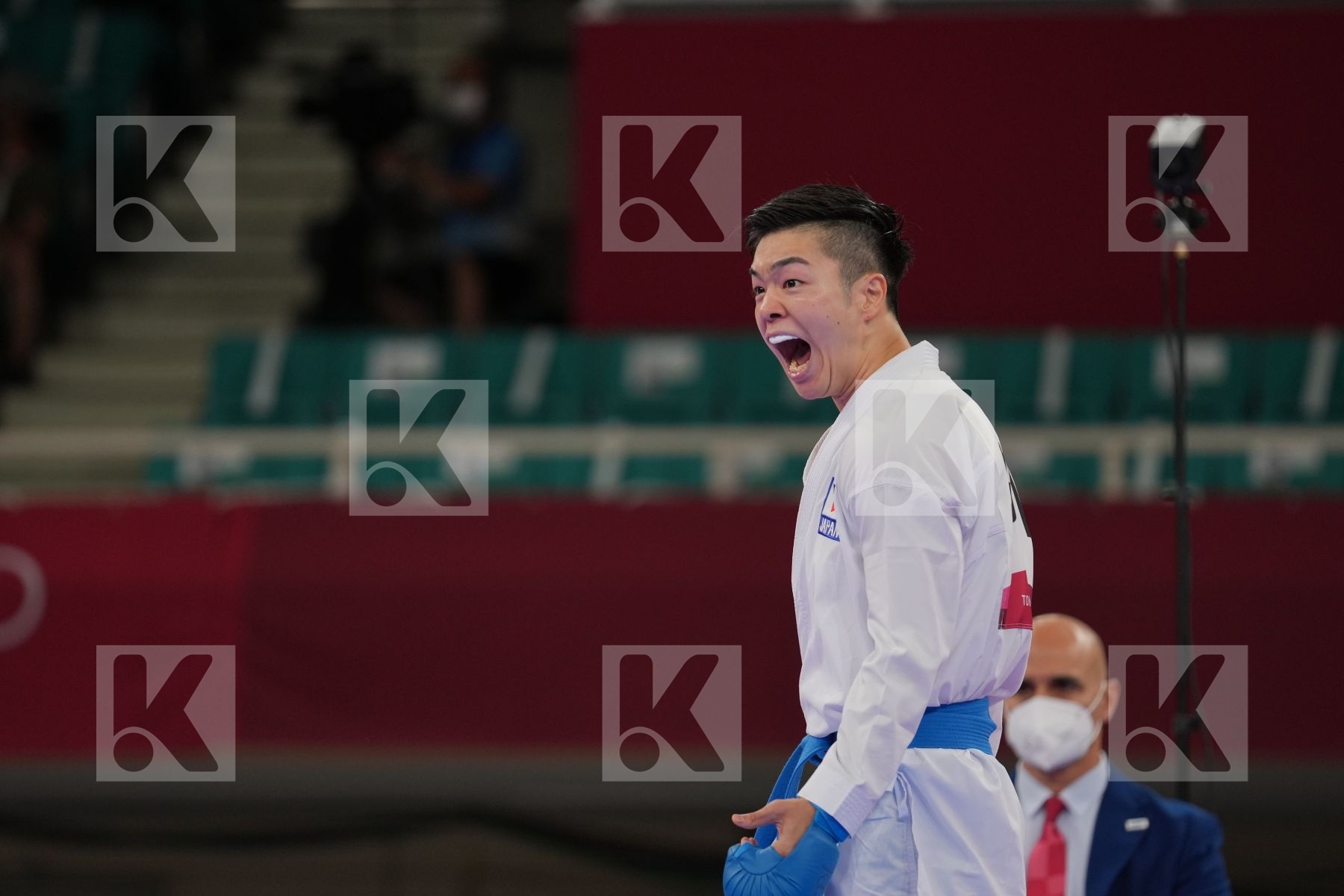 Elsawy Ali (Egypt) - Kumite Male -67kg, Sago Naoto (Japan) - Kumite Male -67kg in Senior Kumite -67 Kg - Round Robin bout