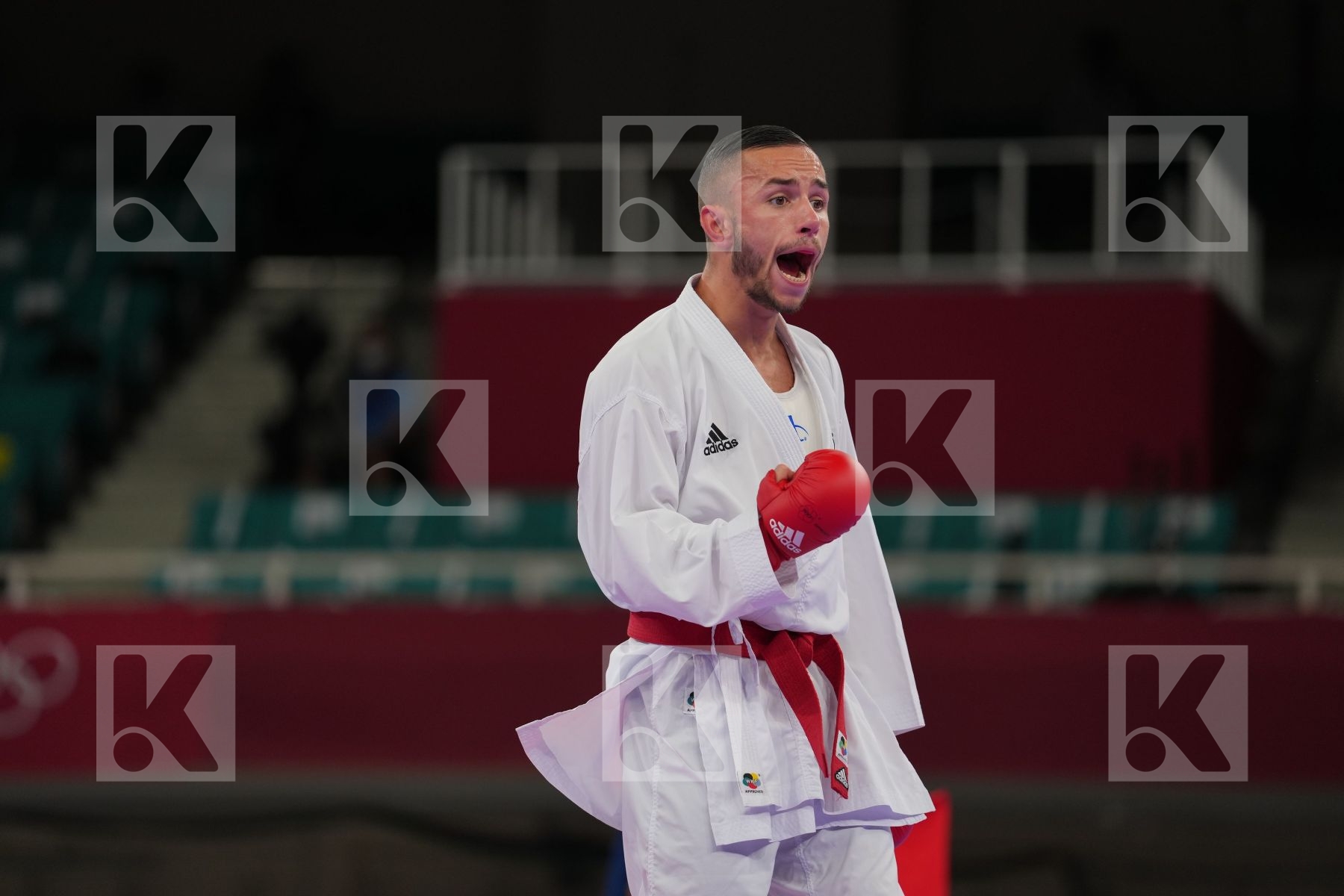 Da Costa Steven (France) - Kumite Male -67kg, Almasatfa Abdel Rahman (Jordan) - Kumite Male -67kg in Senior Kumite -67 Kg - Round Robin bout