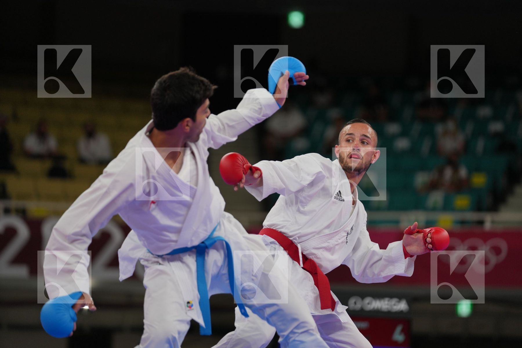 Da Costa Steven (France) - Kumite Male -67kg, Almasatfa Abdel Rahman (Jordan) - Kumite Male -67kg in Senior Kumite -67 Kg - Round Robin bout