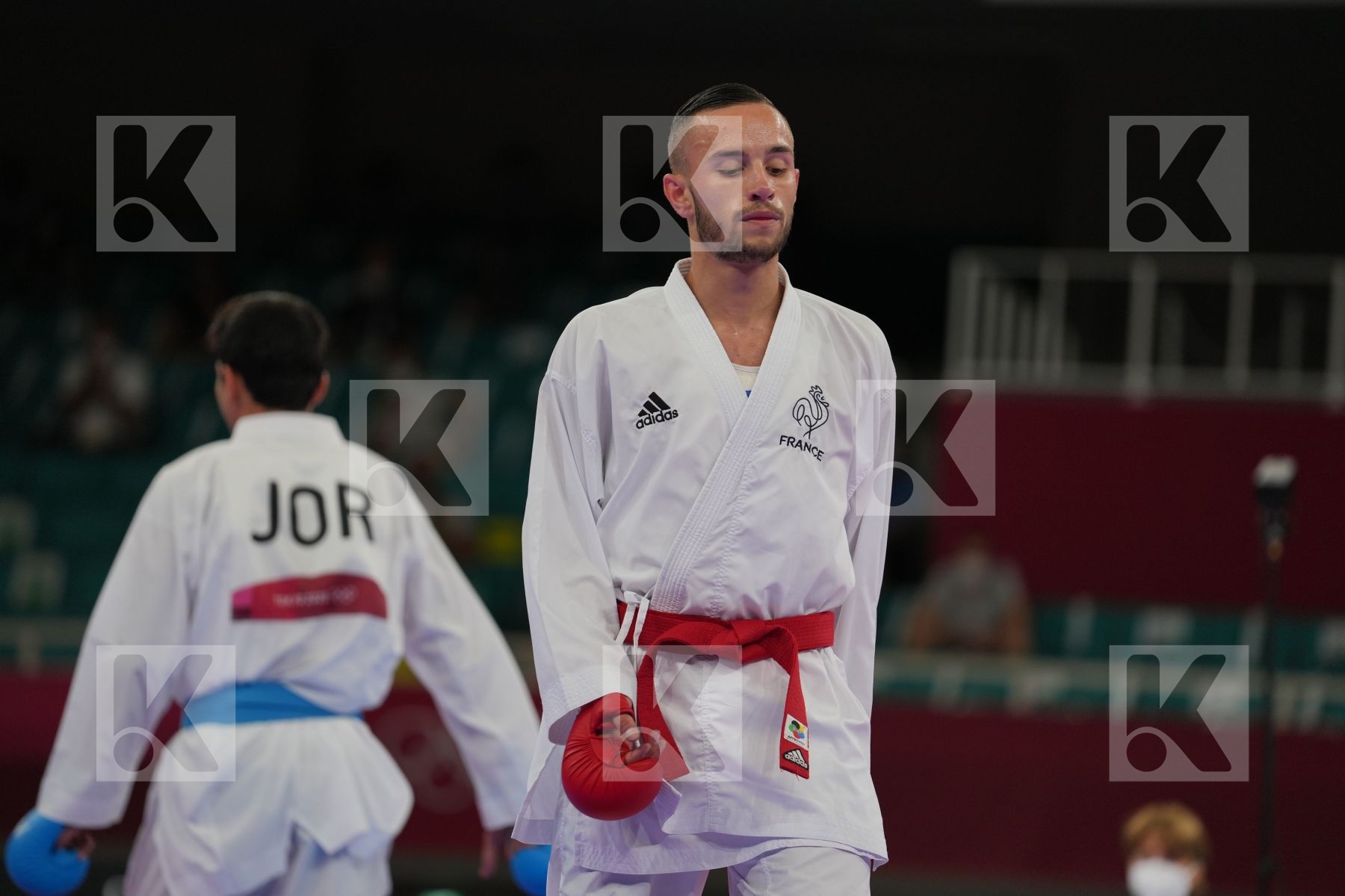 Da Costa Steven (France) - Kumite Male -67kg, Almasatfa Abdel Rahman (Jordan) - Kumite Male -67kg in Senior Kumite -67 Kg - Round Robin bout