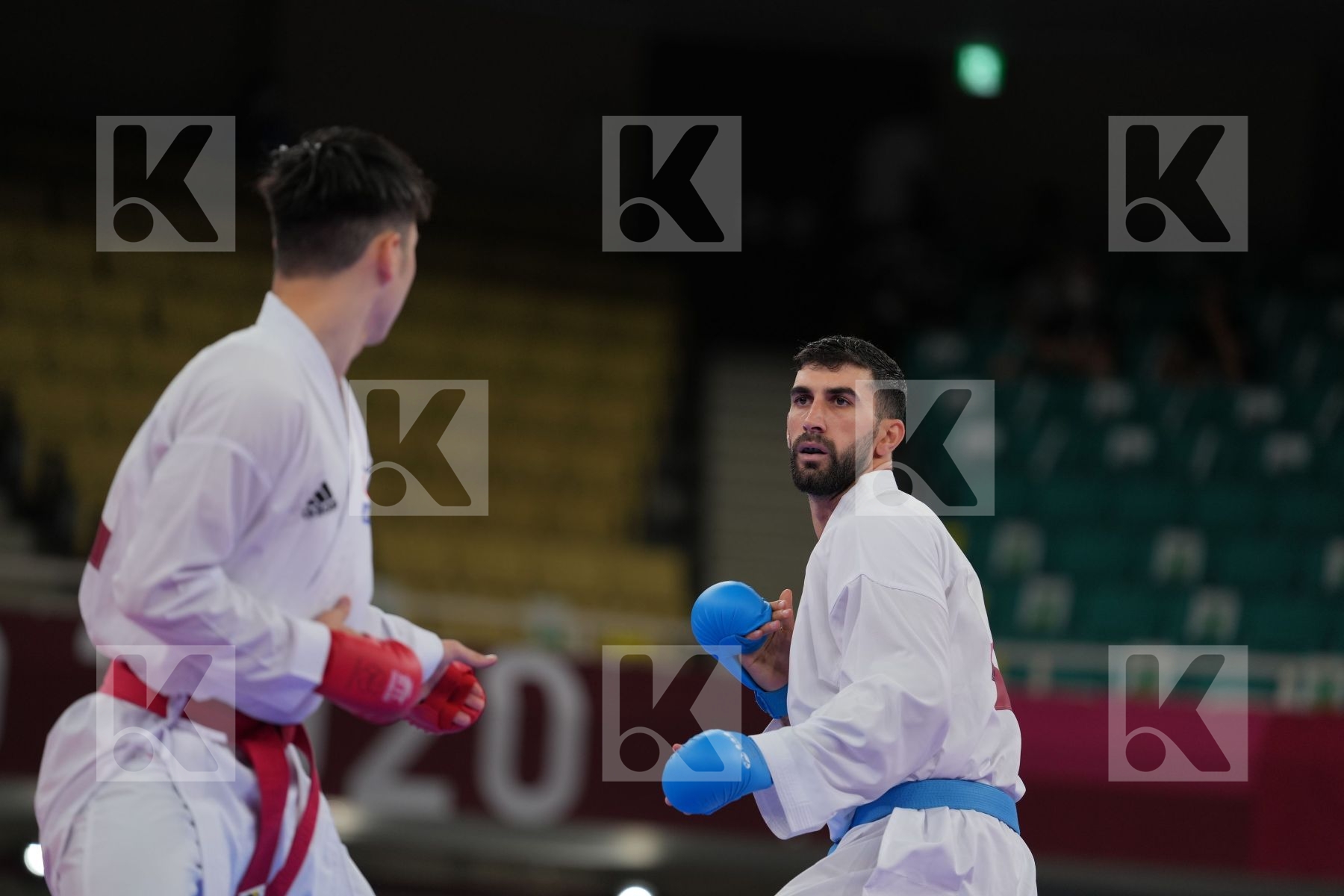 Sago Naoto (Japan) - Kumite Male -67kg, Farzaliyev Firdovsi (Azerbaijan) - Kumite Male -67kg in Senior Kumite -67 Kg - Round Robin bout