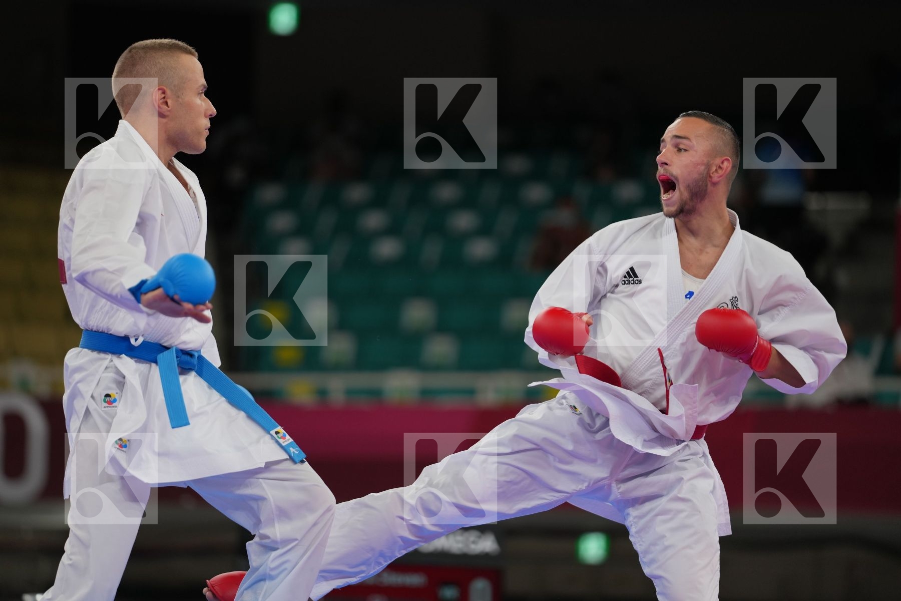 Da Costa Steven (France) - Kumite Male -67kg, Kalnins Kalvis (Latvia) - Kumite Male -67kg in Senior Kumite -67 Kg - Round Robin bout
