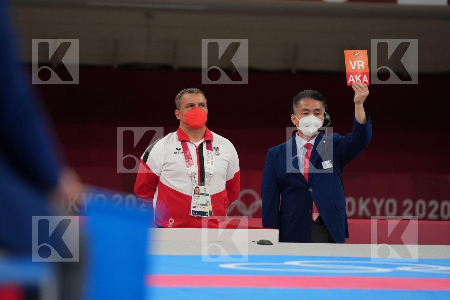 Plank Bettina (Austria) - Kumite Female -55kg, Zhangbyrbay Moldir (Kazakhstan) - Kumite Female -55kg in Senior Kumite -55 Kg - Round Robin bout