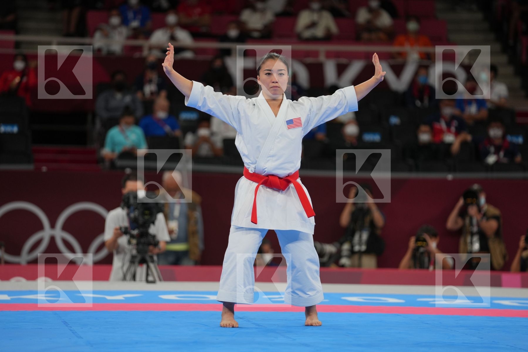 Kokumai Sakura (United States of America) - Kata Female in Senior Female Kata - Semifinal bout