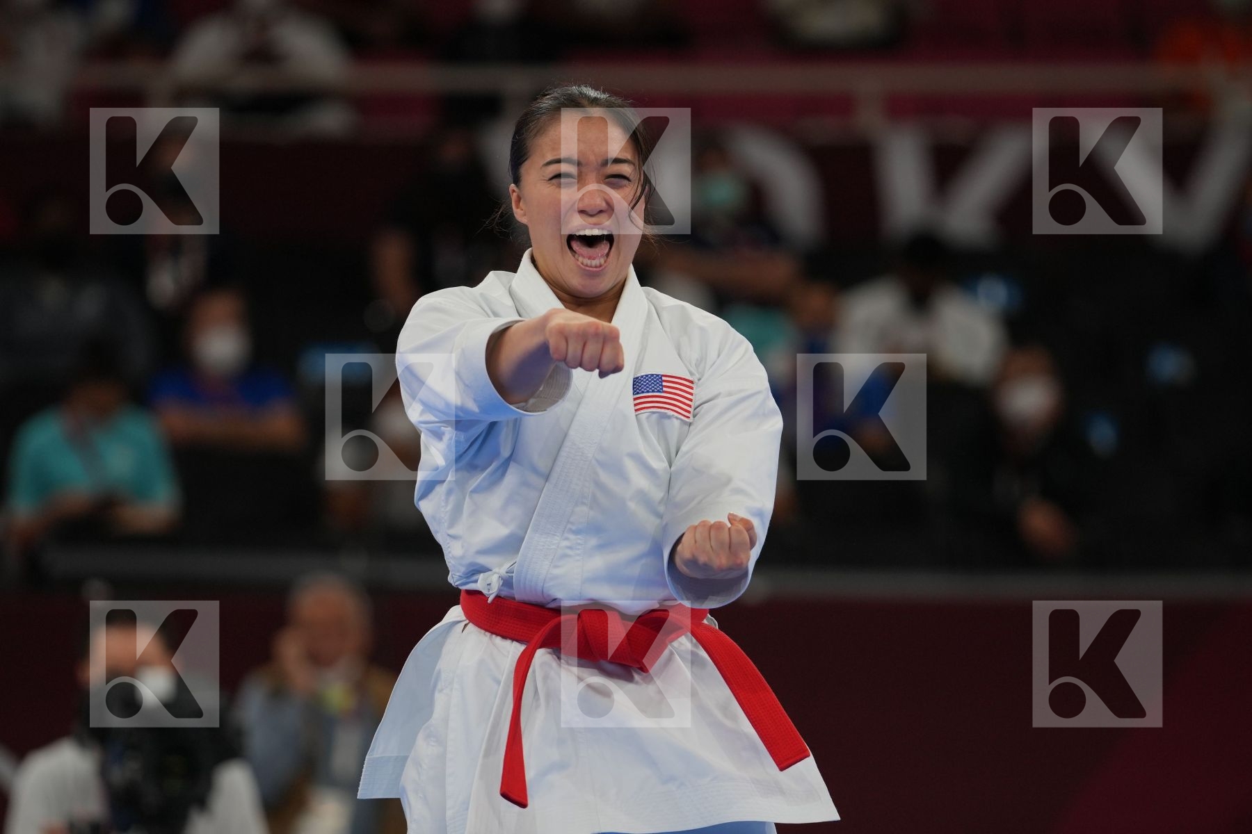 Kokumai Sakura (United States of America) - Kata Female in Senior Female Kata - Semifinal bout
