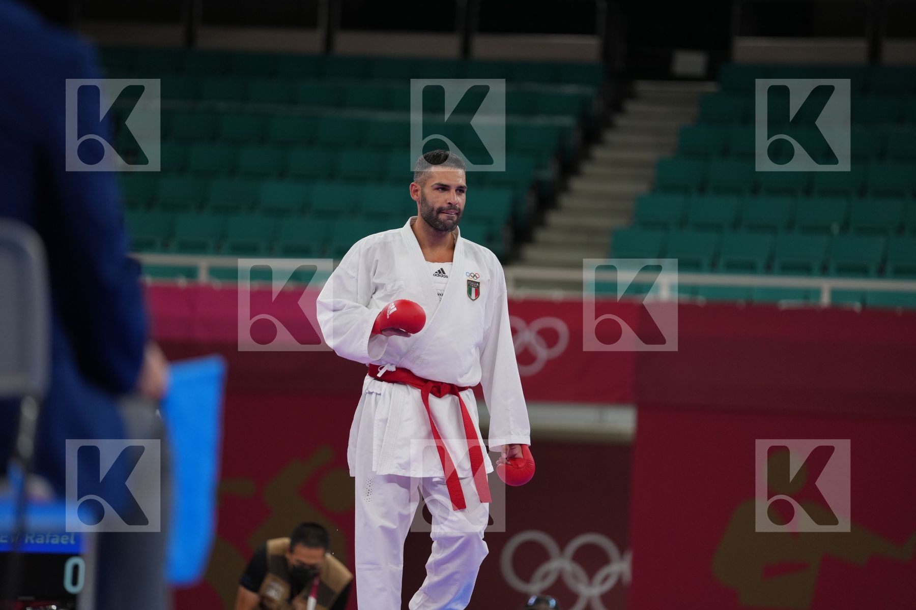 Busa Luigi (Italy) - Kumite Male -75kg, Aghayev Rafael (Azerbaijan) - Kumite Male -75kg in Senior Kumite -75 Kg - Round Robin bout
