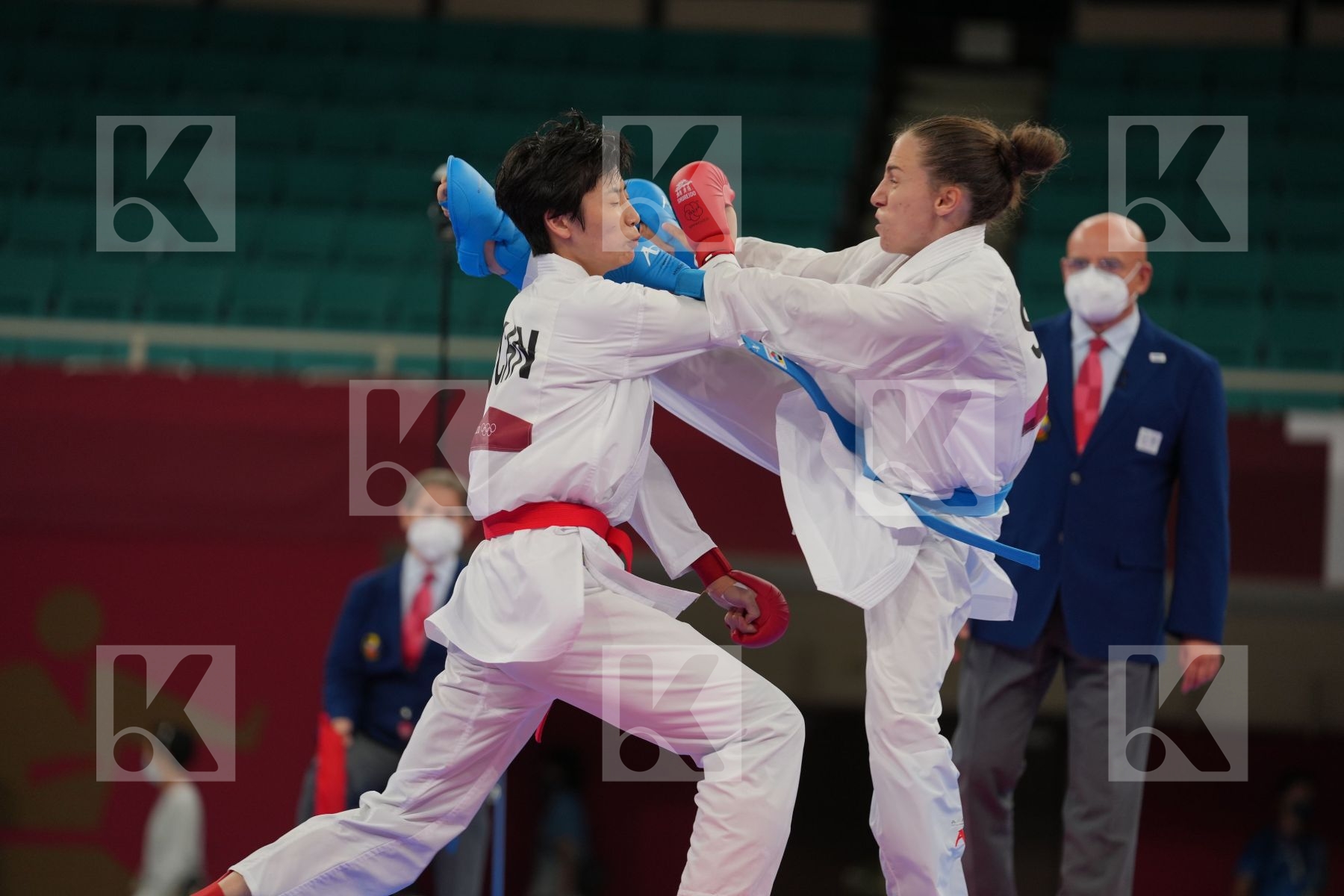 Yin Xiaoyan (People's Republic of China) - Kumite Female -61kg, Prekovic Jovana (Serbia) - Kumite Female -61kg in Senior Kumite -61 Kg - Final bout