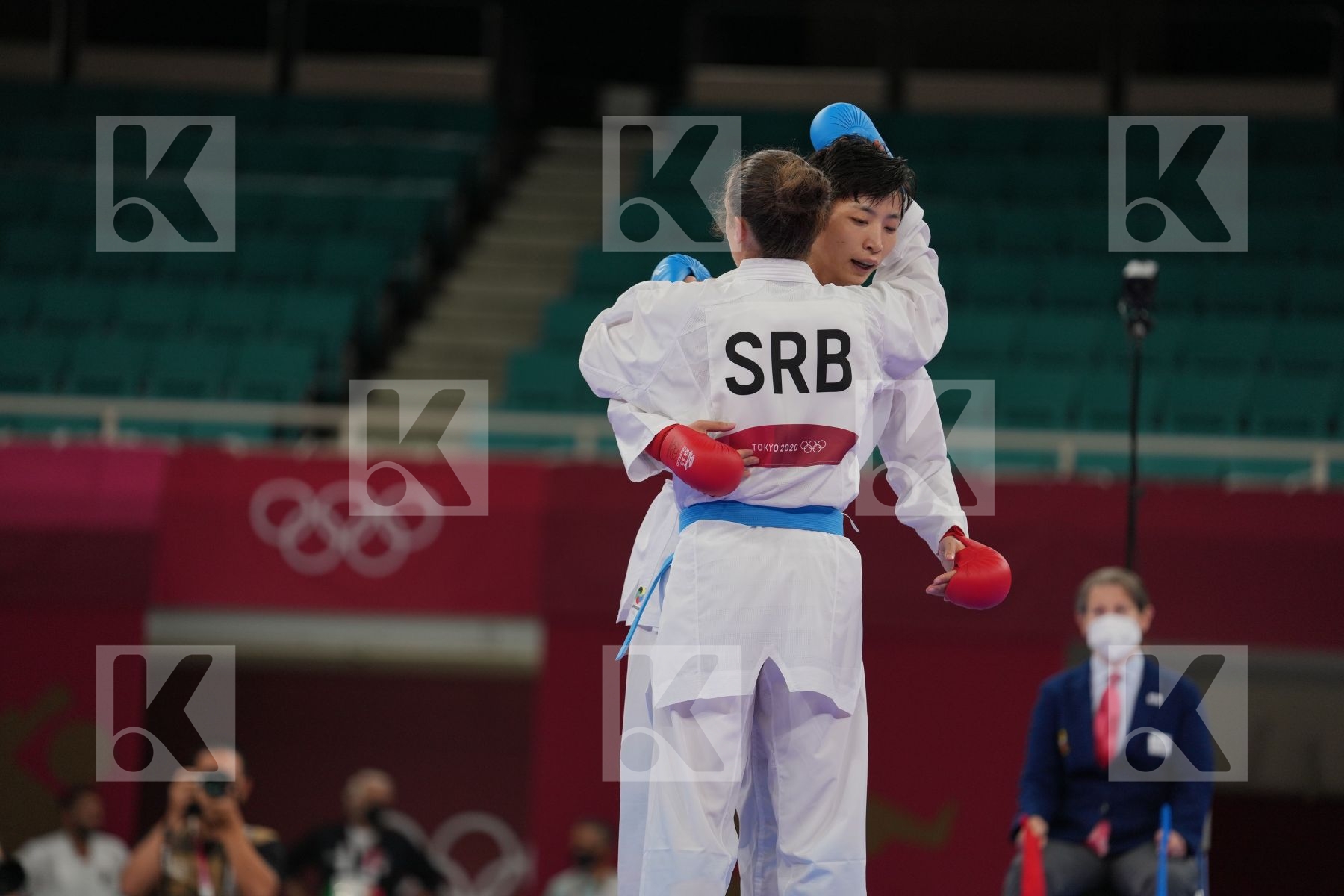 Yin Xiaoyan (People's Republic of China) - Kumite Female -61kg, Prekovic Jovana (Serbia) - Kumite Female -61kg in Senior Kumite -61 Kg - Final bout