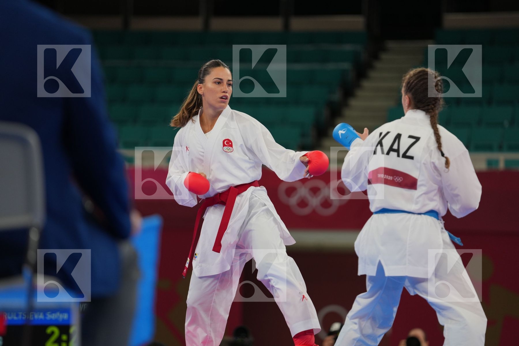 Hocaoglu Meltem (Turkey) - Kumite Female +61kg, Berultseva Sofya (Kazakhstan) - Kumite Female +61kg in Senior Kumite 61+ Kg - Round Robin bout