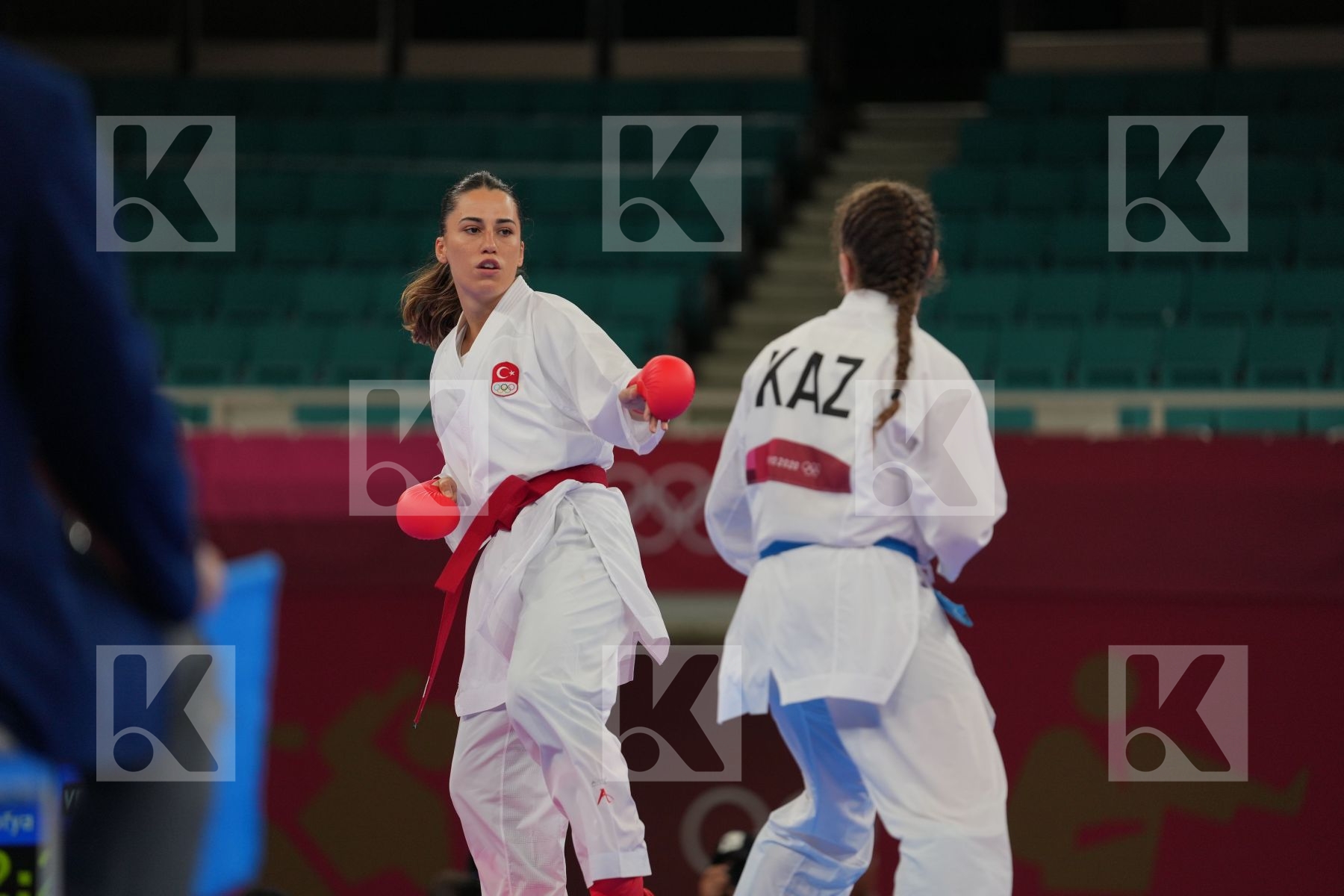 Hocaoglu Meltem (Turkey) - Kumite Female +61kg, Berultseva Sofya (Kazakhstan) - Kumite Female +61kg in Senior Kumite 61+ Kg - Round Robin bout