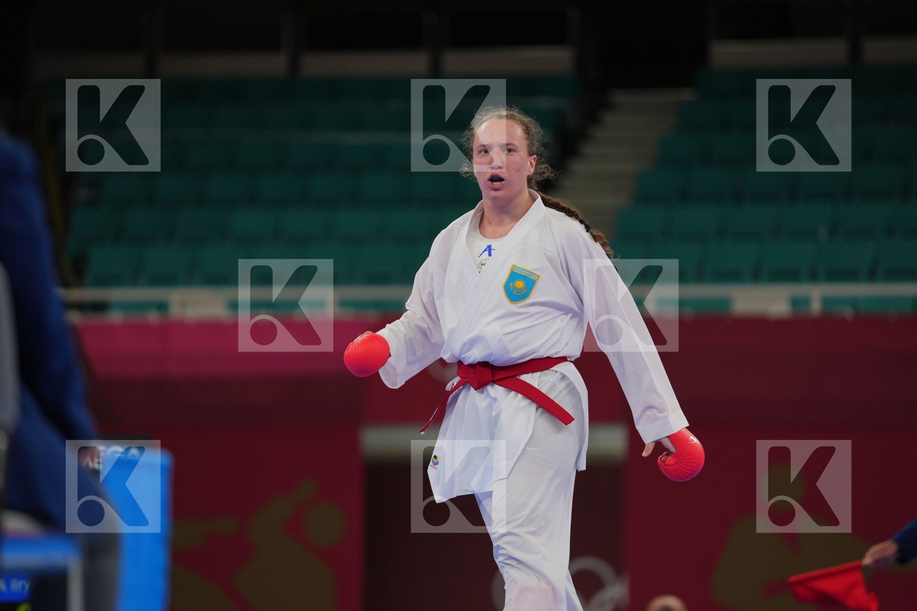 Berultseva Sofya (Kazakhstan) - Kumite Female +61kg, Zaretska Irina (Azerbaijan) - Kumite Female +61kg in Senior Kumite 61+ Kg - Round Robin bout