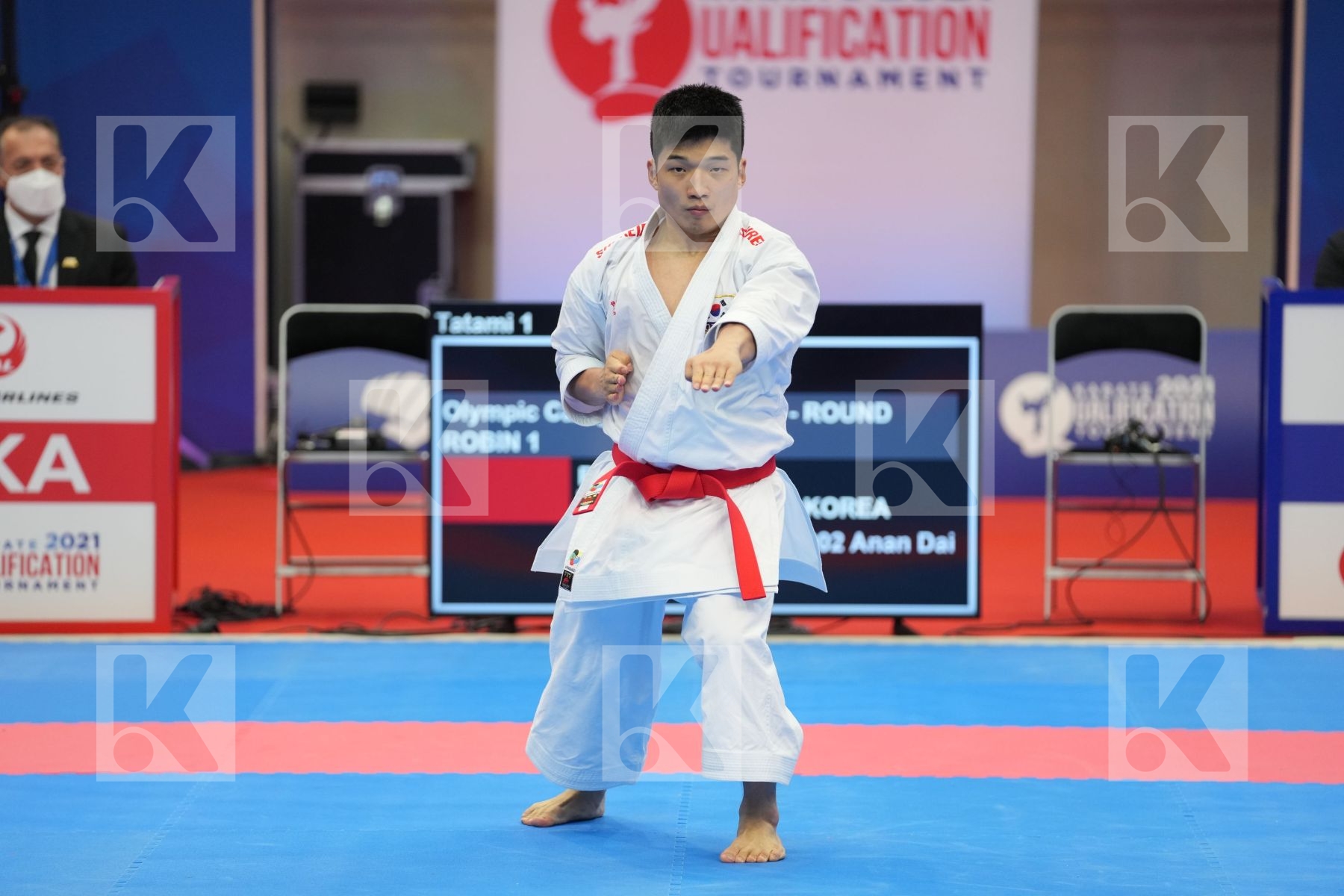 PARK HEEJUN (REPUBLIC OF KOREA) in Olympic Category - Kata Male - Round Robin bout