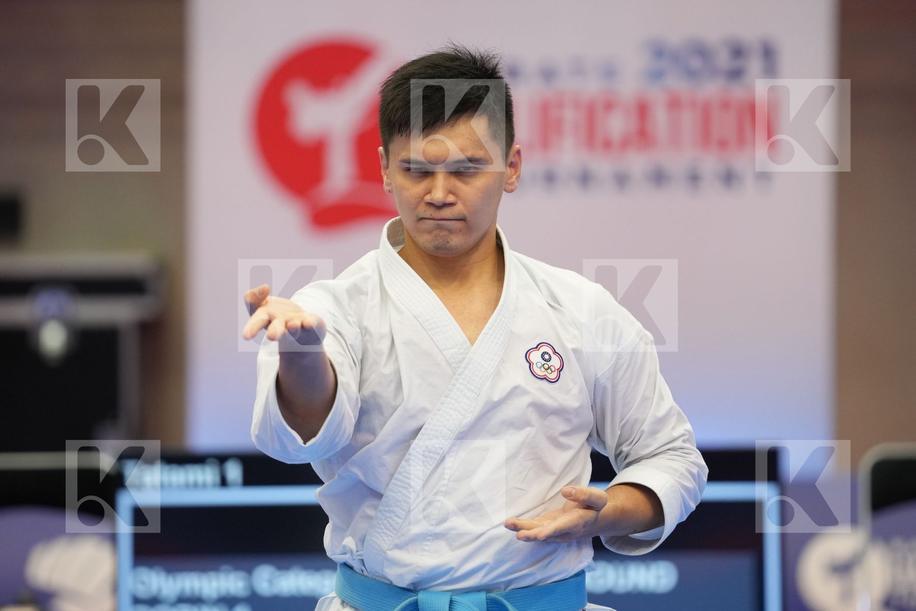 WANG YI TA (CHINESE TAIPEI) in Olympic Category - Kata Male - Round Robin bout