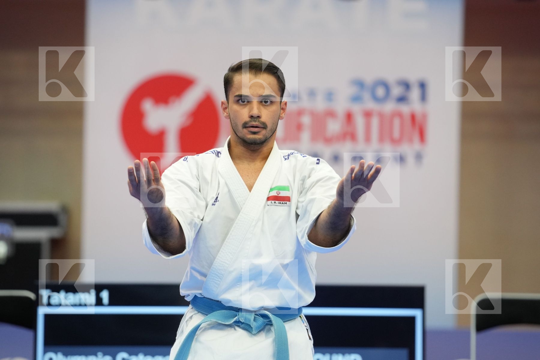 SHAHRJERDI ABOLFAZL (ISLAMIC REPUBLIC OF IRAN) in Olympic Category - Kata Male - Round Robin bout