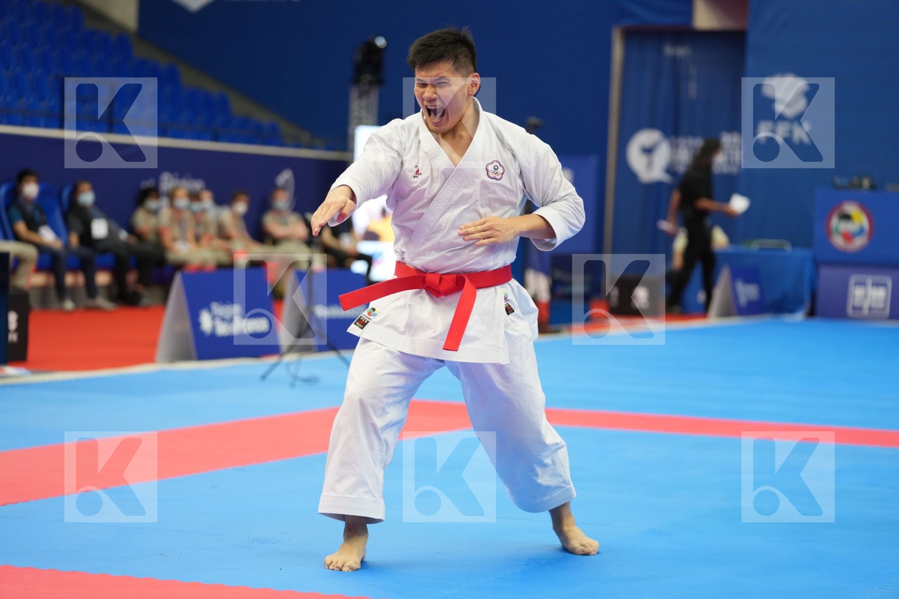 WANG YI TA (CHINESE TAIPEI) in Olympic Category - Kata Male - Round Robin bout
