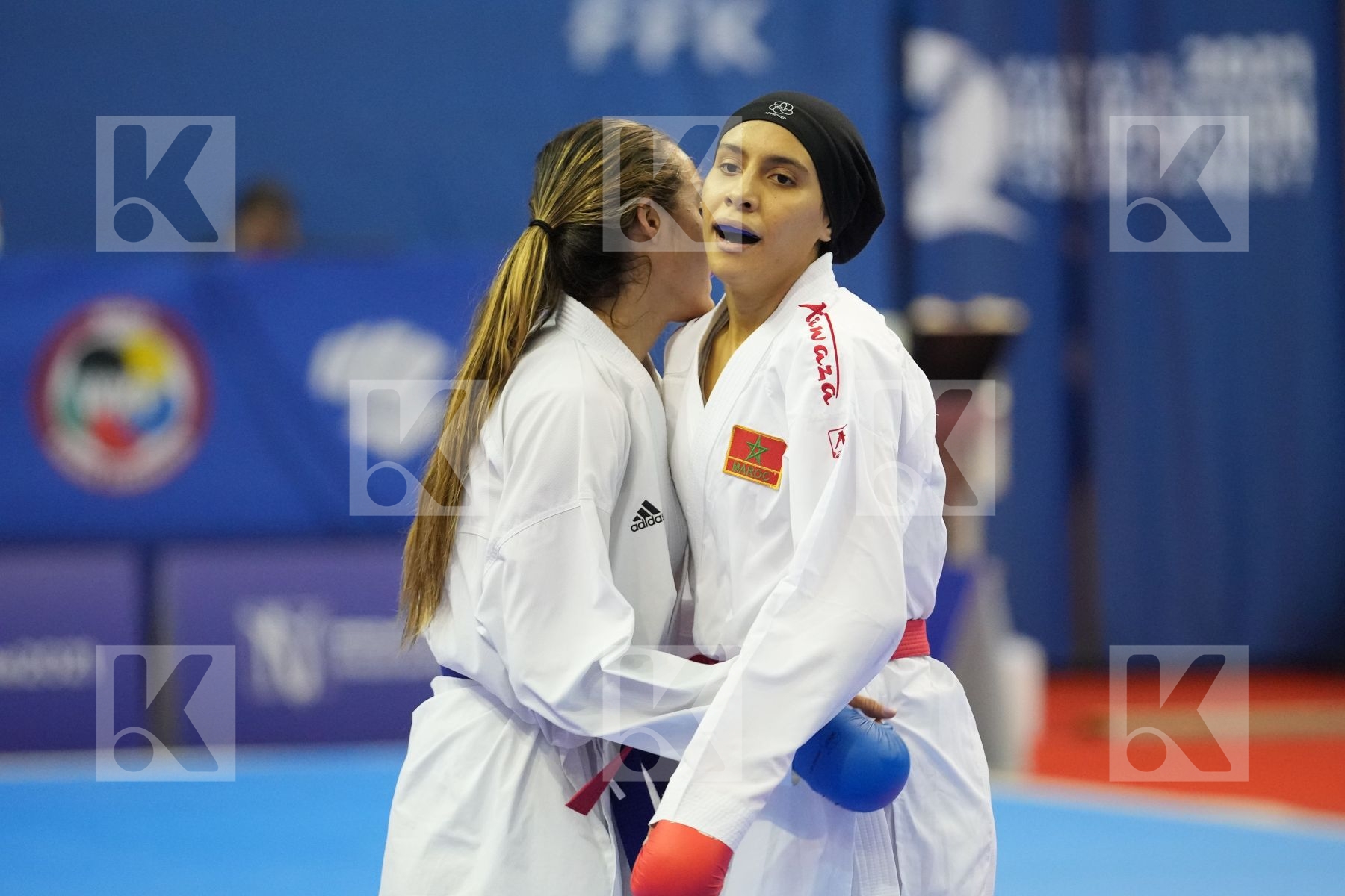 SADINI BTISSAM (MOROCCO) in Olympic Category - Kumite Female -61 KG - Round Robin bout