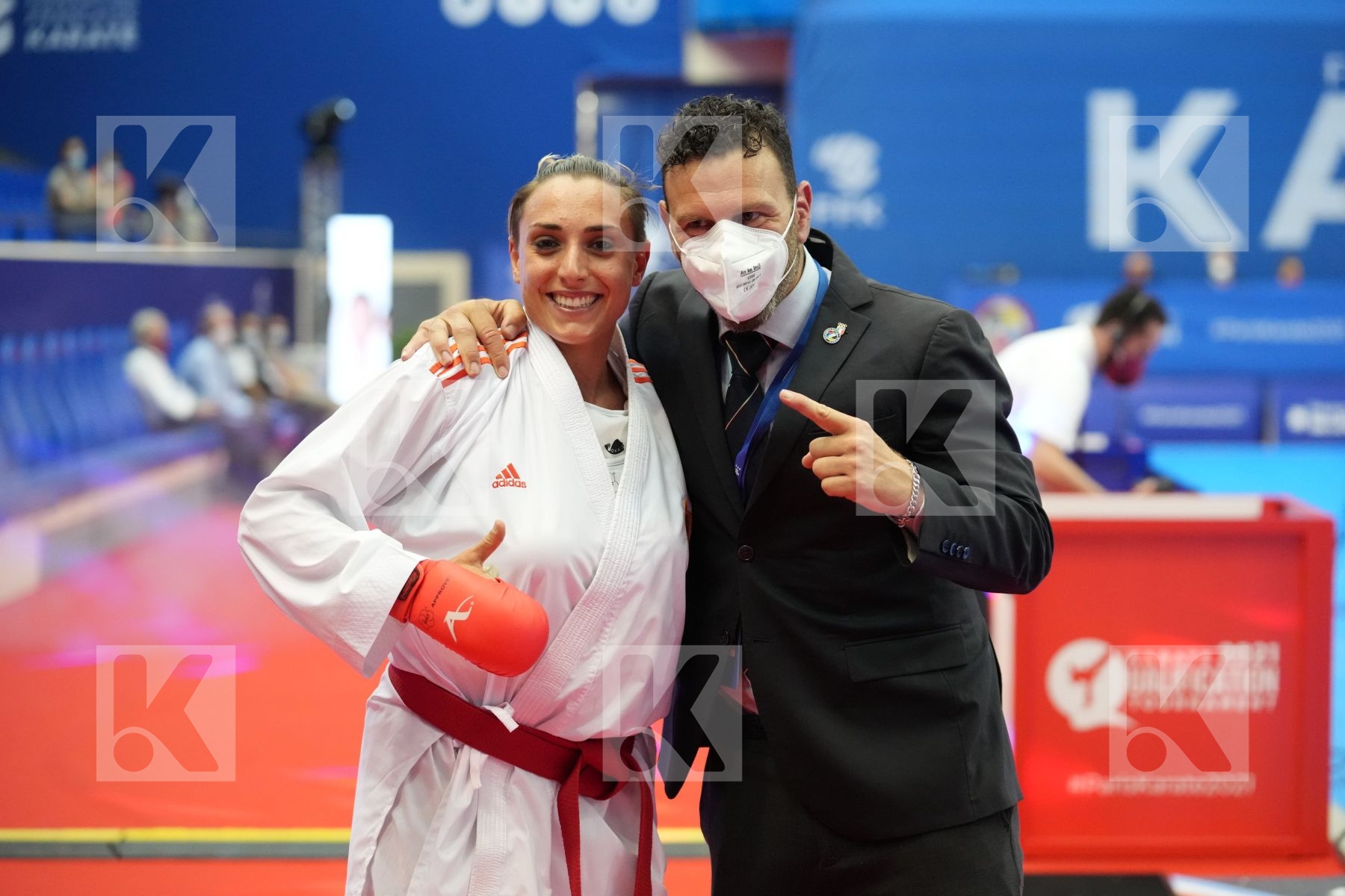 SEMERARO SILVIA (ITALY) in Olympic Category - Kumite Female 61+ KG - Round Robin bout