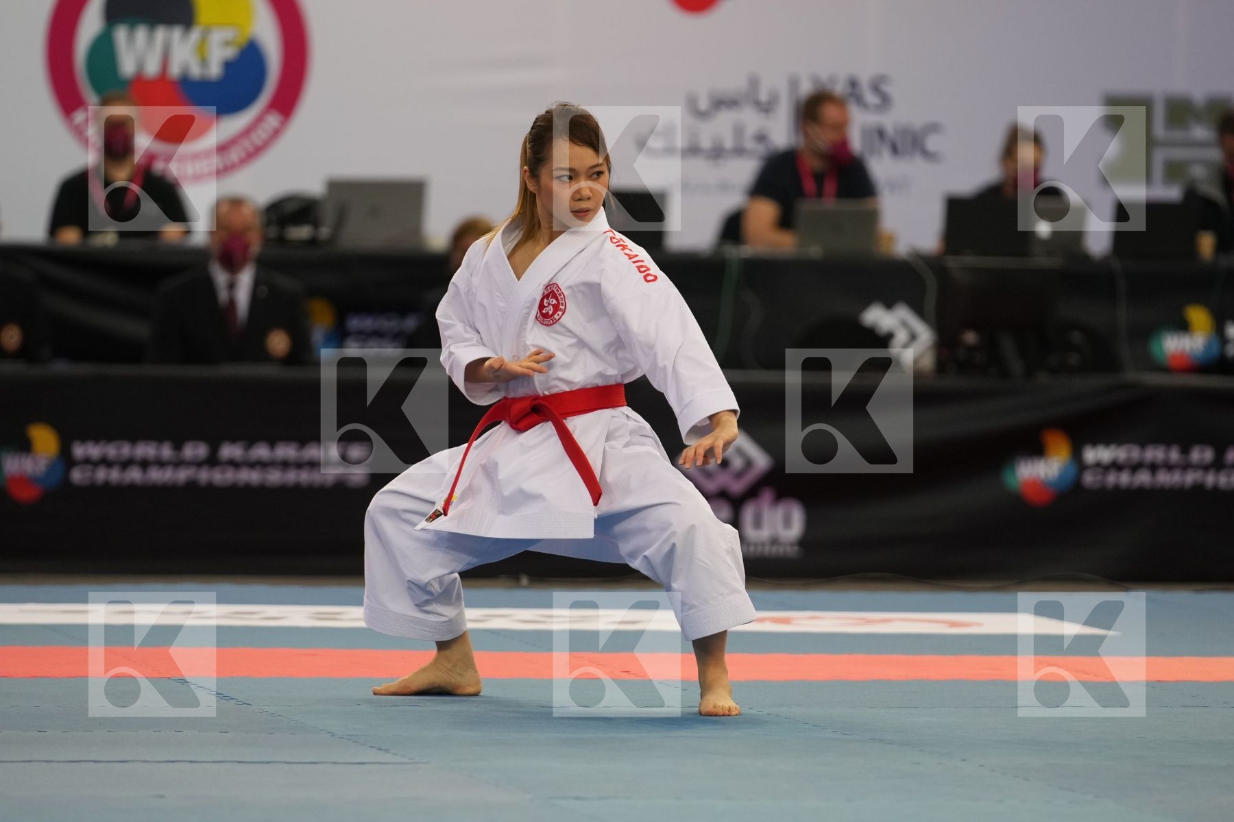 LAU MO SHEUNG GRACE (HONG KONG, CHINA) in Female Kata - bronze bout