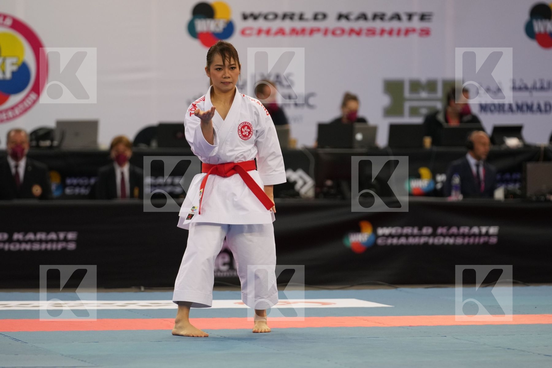 LAU MO SHEUNG GRACE (HONG KONG, CHINA) in Female Kata - bronze bout