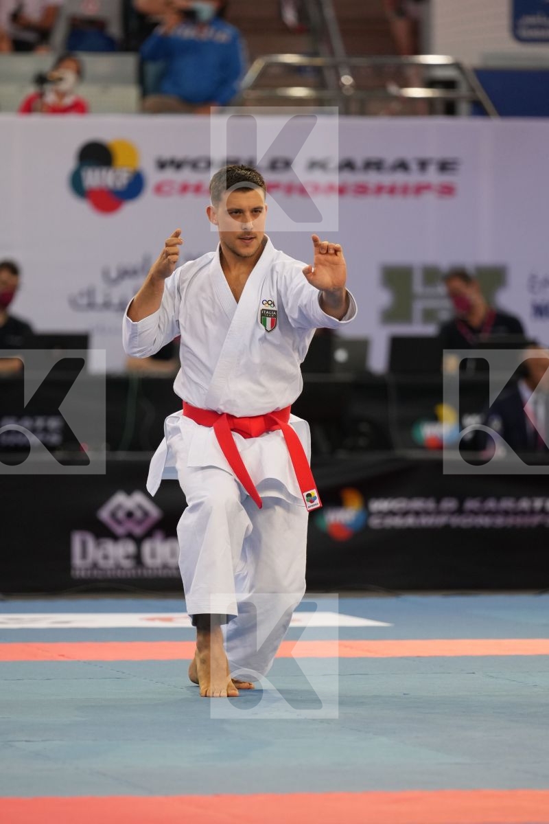 BUSATO MATTIA (ITALY) in Male Kata - bronze bout