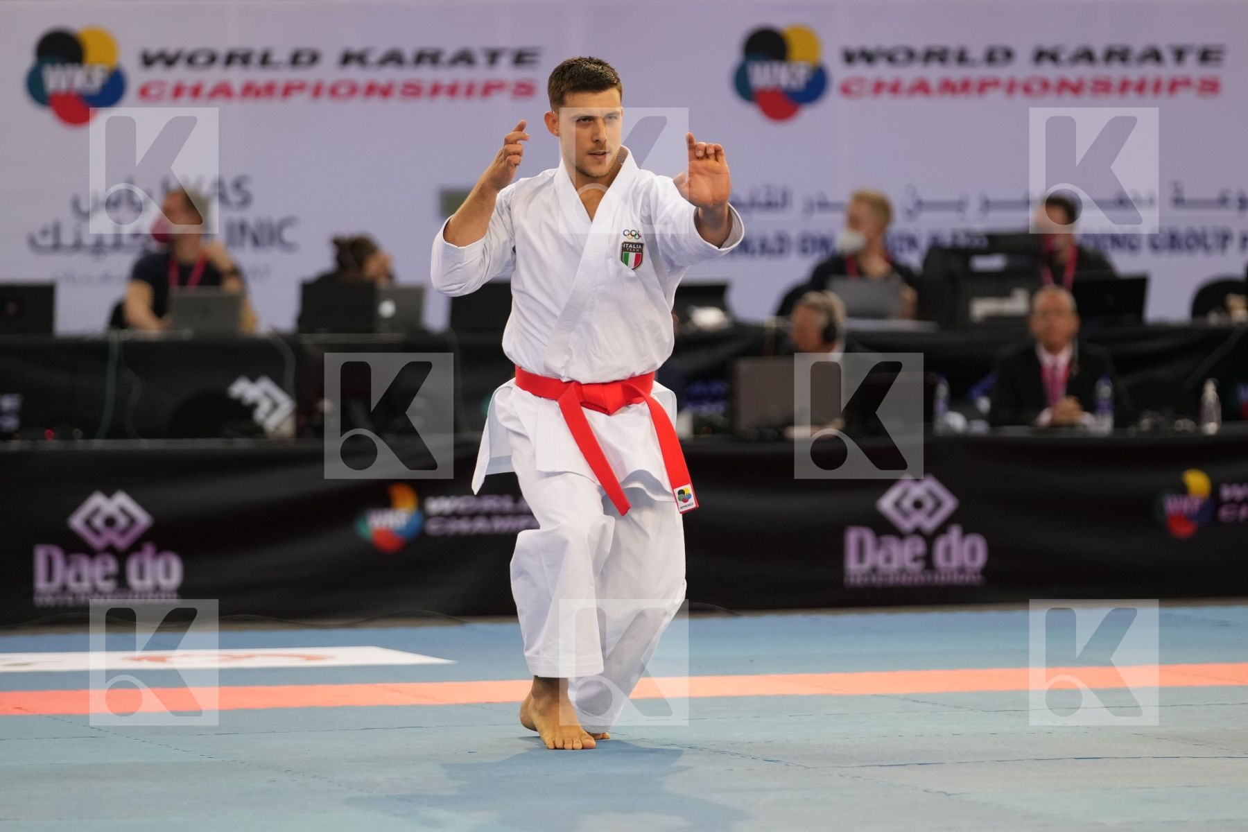 BUSATO MATTIA (ITALY) in Male Kata - bronze bout