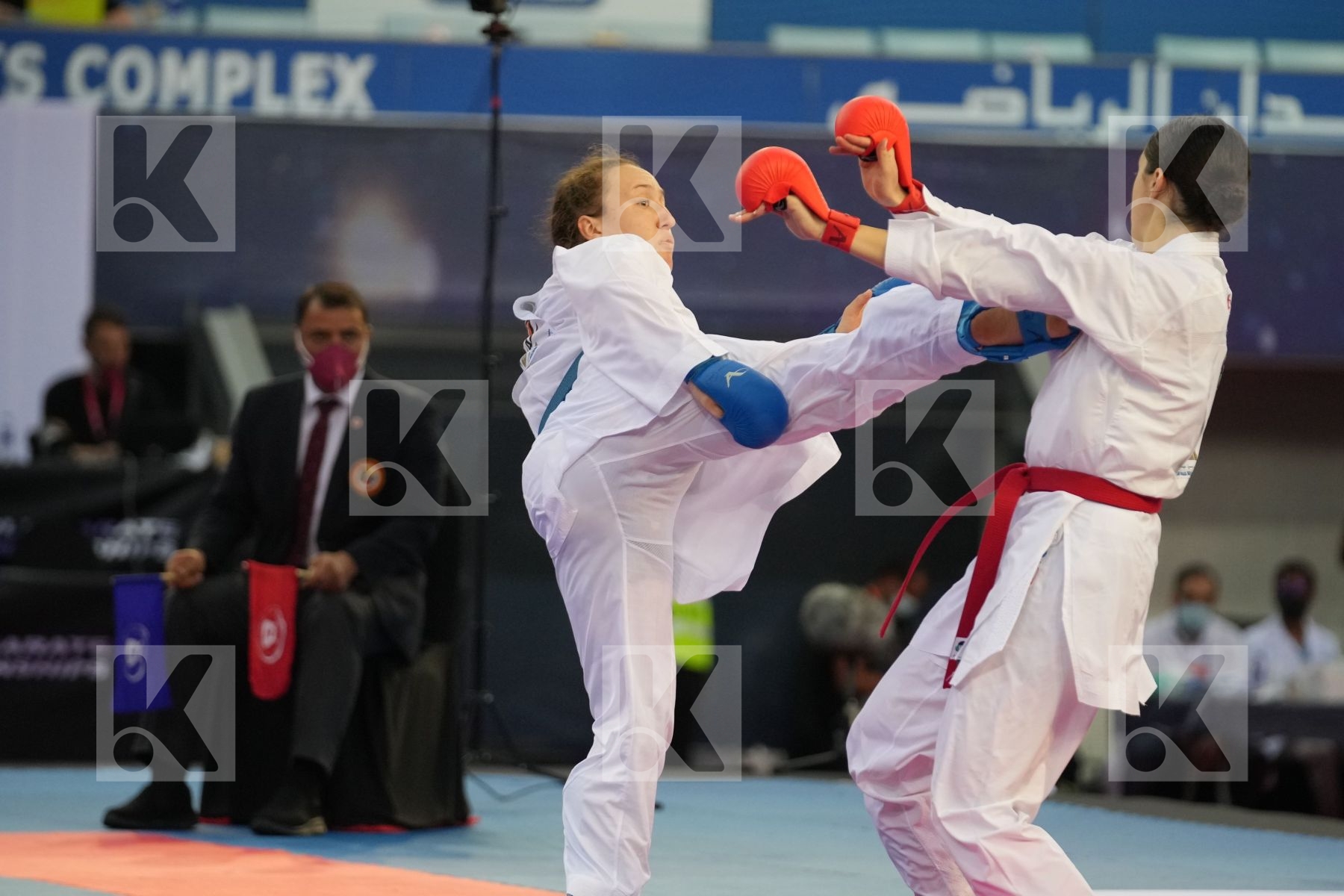 PEROVIC IVANA (SERBIA) vs BERULTSEVA SOFYA (KAZAKHSTAN) in Female Kumite 68+ Kg - bronze bout