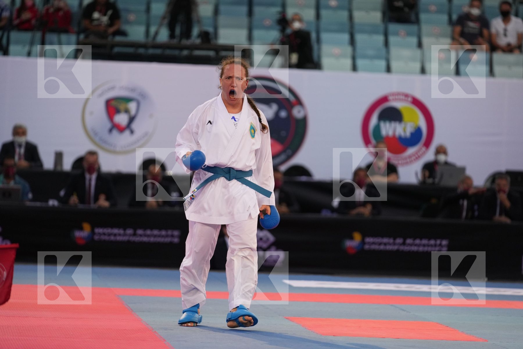 PEROVIC IVANA (SERBIA) vs BERULTSEVA SOFYA (KAZAKHSTAN) in Female Kumite 68+ Kg - bronze bout