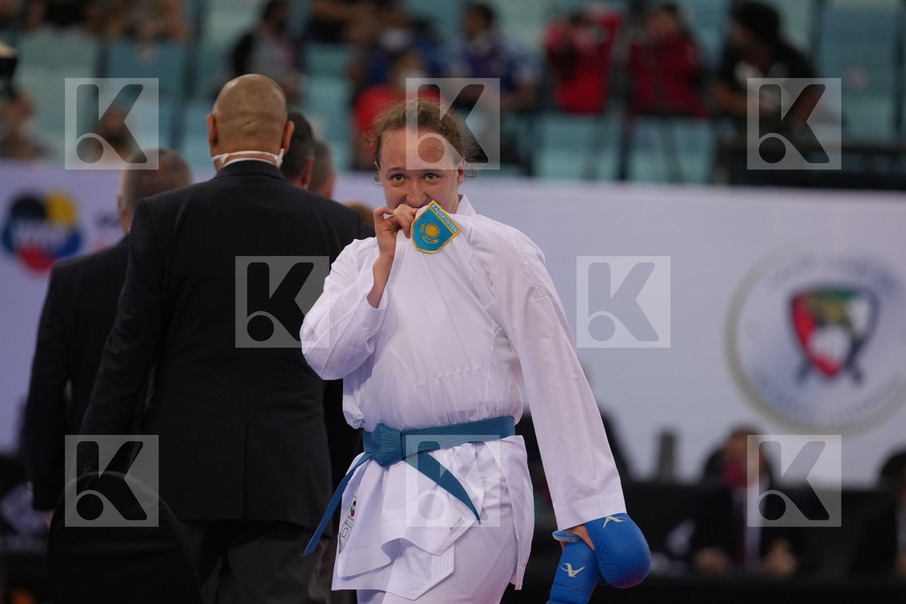 PEROVIC IVANA (SERBIA) vs BERULTSEVA SOFYA (KAZAKHSTAN) in Female Kumite 68+ Kg - bronze bout