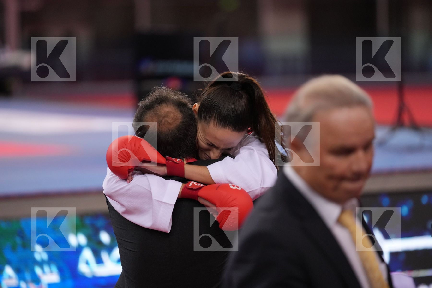 MELNYK HALYNA (UKRAINE) vs BUCHINGER ALISA (AUSTRIA) in Female Kumite -68 Kg - bronze bout