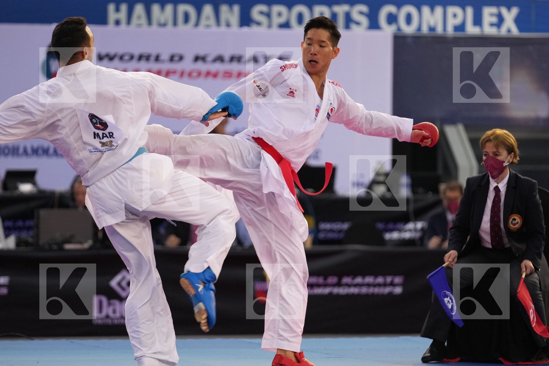 MORI YUTA (JAPAN) vs ECH-CHAABI NABIL (MOROCCO) in  - bronze bout