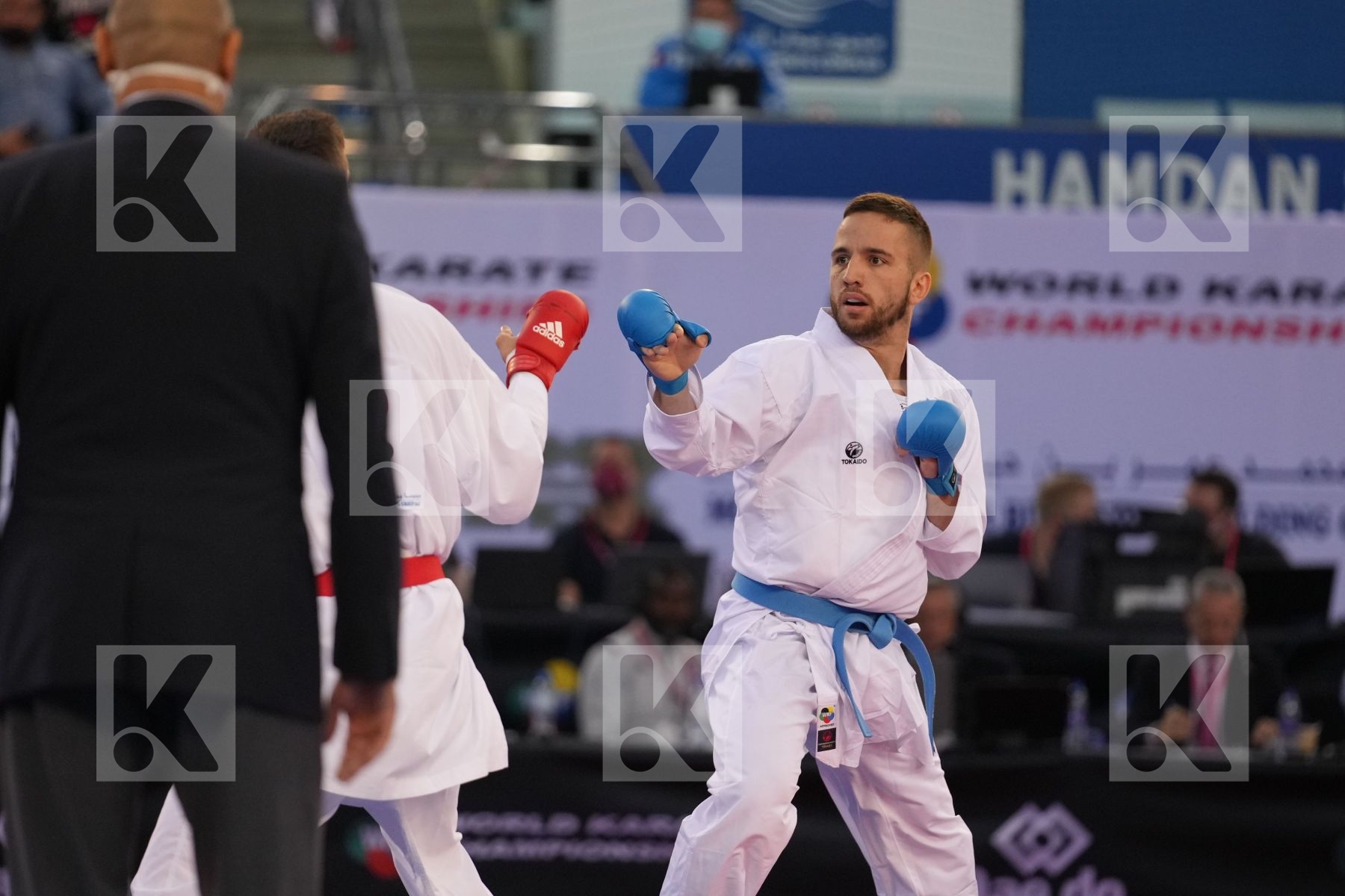 KVESIC IVAN (CROATIA) vs DA COSTA JESSIE (FRANCE) in Male Kumite -84 Kg - bronze bout