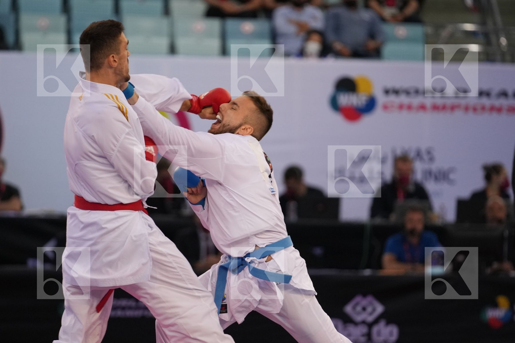 KVESIC IVAN (CROATIA) vs DA COSTA JESSIE (FRANCE) in Male Kumite -84 Kg - bronze bout