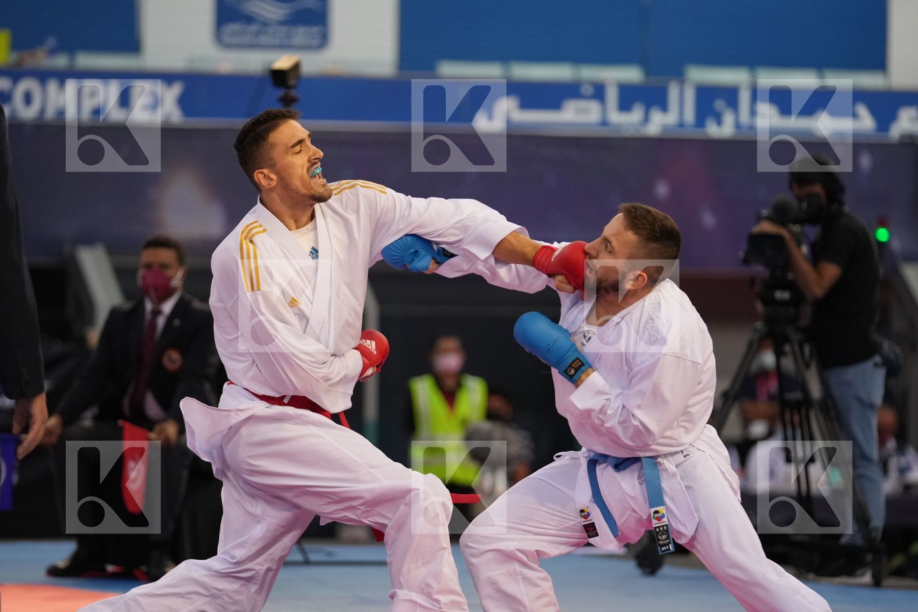 KVESIC IVAN (CROATIA) vs DA COSTA JESSIE (FRANCE) in Male Kumite -84 Kg - bronze bout