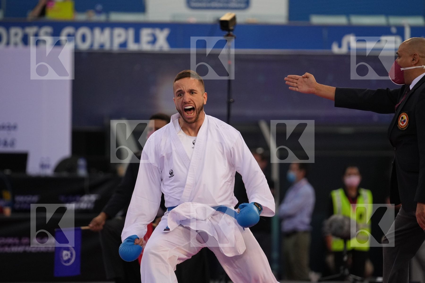 KVESIC IVAN (CROATIA) vs DA COSTA JESSIE (FRANCE) in Male Kumite -84 Kg - bronze bout