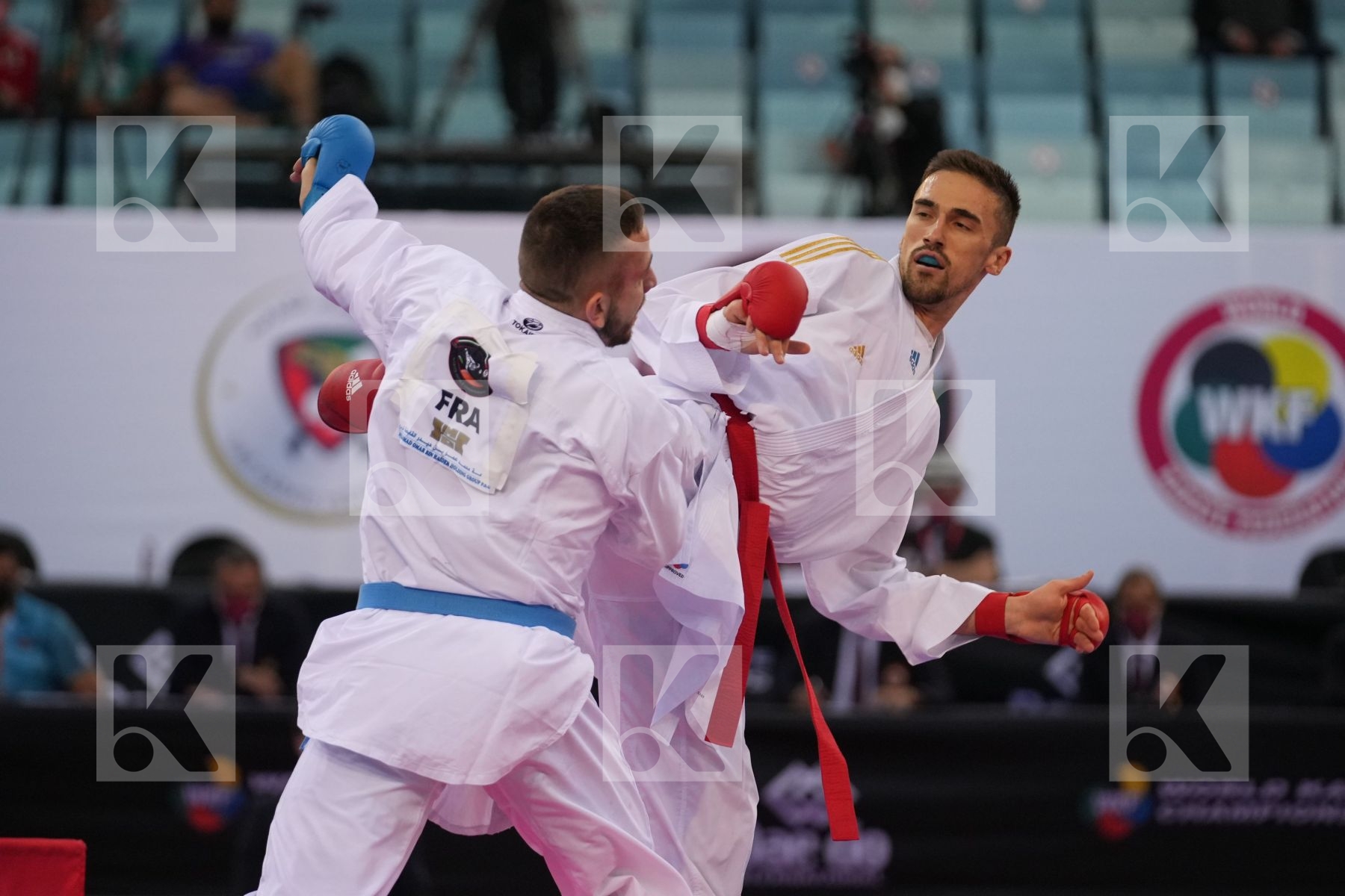 KVESIC IVAN (CROATIA) vs DA COSTA JESSIE (FRANCE) in Male Kumite -84 Kg - bronze bout
