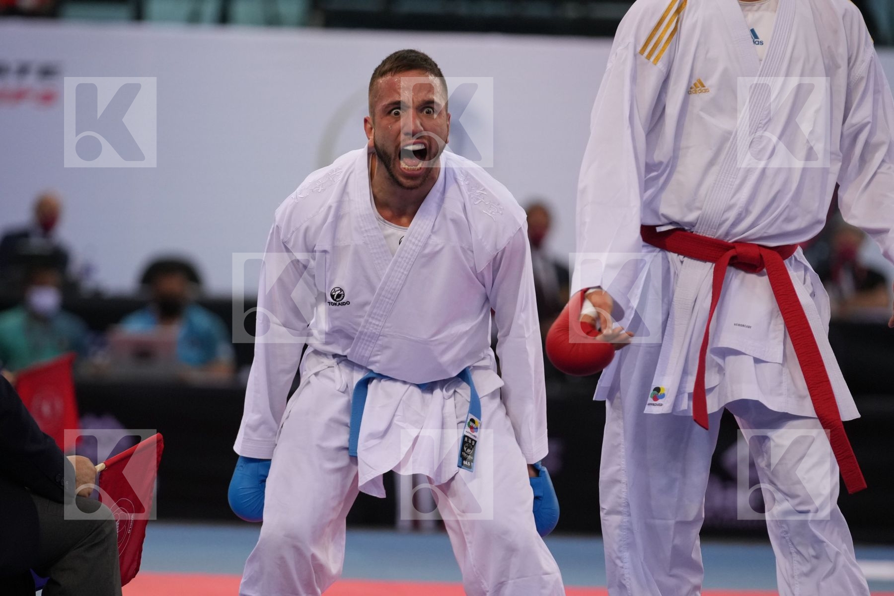 KVESIC IVAN (CROATIA) vs DA COSTA JESSIE (FRANCE) in Male Kumite -84 Kg - bronze bout