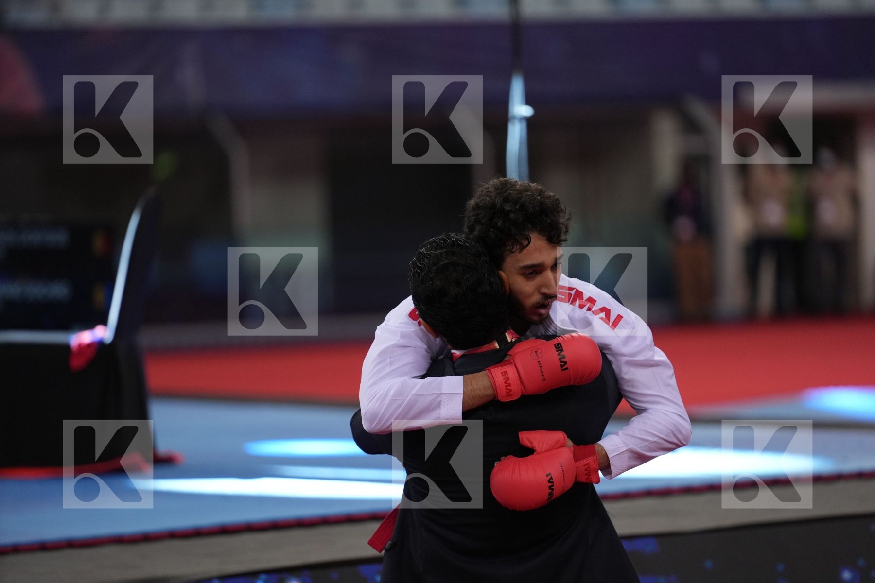 ELSAWY ALI (EGYPT) vs TADISSI YVES MARTIAL (HUNGARY) in Male Kumite -67 Kg - bronze bout