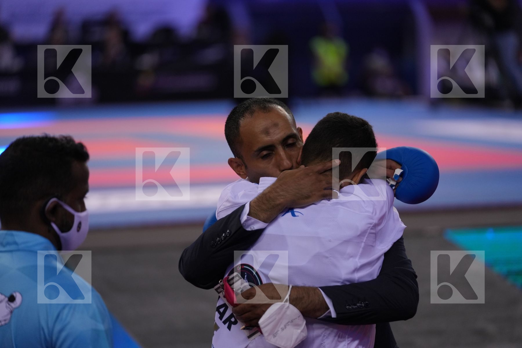 ALPYSBAY KAISAR (KAZAKHSTAN) vs JINA ABDEL ALI (MOROCCO) in Male Kumite -60 Kg - bronze bout