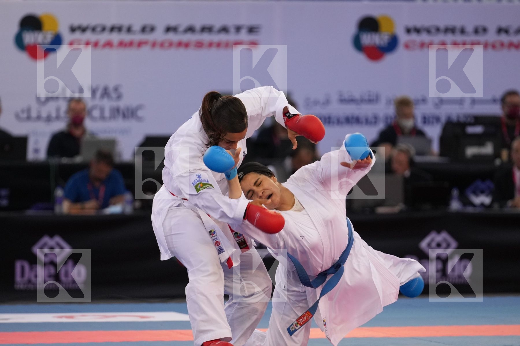 TORRES GARCIA MARIA (SPAIN) vs OKILA MENNA SHAABAN (EGYPT) in Female Kumite 68+ Kg - final bout